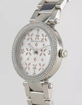 Michael Kors Parker Silver Dial Silver Stainless Steel Strap Watch for Women - MK6483