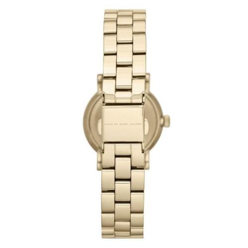 Marc Jacobs Baker White Dial Gold Stainless Steel Watch for Women - MBM3247