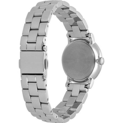 Marc Jacobs Marc Baker White Dial Silver Stainless Steel Strap Watch for Women - MBM3246