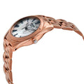 Tissot T Wave Mother of Pearl Dial Rose Gold Steel Strap Watch For Women - T112.210.33.113.00