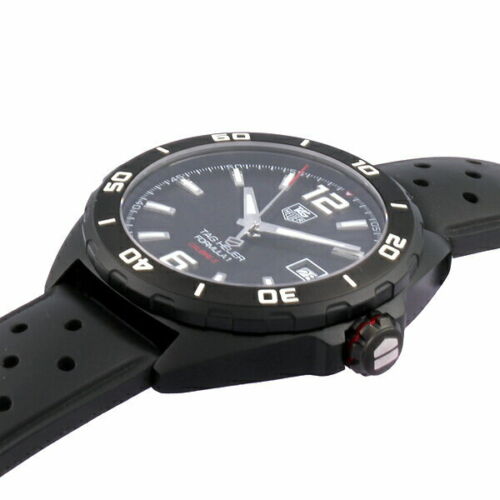 Tag Heuer Formula 1 Automatic 41mm Black Dial Black Rubber Strap Watch for Men - WAZ2115.FT8023