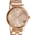 Michael Kors Norie Rose Gold Dial Rose Gold Steel Strap Watch for Women - MK3561