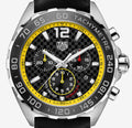 Tag Heuer Formula 1 Chronograph Black Dial Black Rubber Strap Watch for Men - CAZ101AC.FT8024