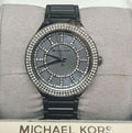 Michael Kors Kerry Gunmetal Dial Steel Strap Watch for Women - MK3410