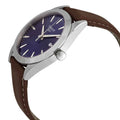 Tissot Gentleman Blue Dial Brown Leather Strap Watch For Men - T127.410.16.041.00