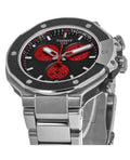 Tissot T Race Marc Marquez Limited Edition Black Dial Steel Strap Watch for Men - T141.417.11.051.00