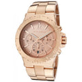 Michael Kors Dylan Rose Gold Dial Rose Gold Steel Strap Watch for Women - MK5314