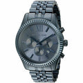 Michael Kors Lexington Chronograph Blue Dial Blue Steel Strap Watch for Men - MK8480