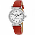 Coach Madison White Dial Red Leather Strap Watch for Women - 14502407