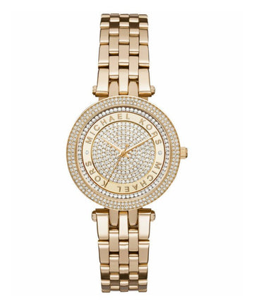 Michael Kors Darci Gold Dial Gold Steel Strap Watch for Women - MK3445