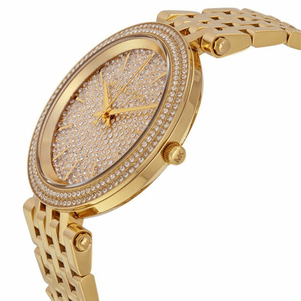 Michael Kors Darci Gold Dial Gold Steel Strap Watch for Women - MK3445