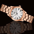 Tissot T Wave Mother of Pearl Dial Rose Gold Steel Strap Watch For Women - T112.210.33.113.00