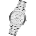 Burberry The City White Dial Silver Steel Strap Watch for Men - BU9750