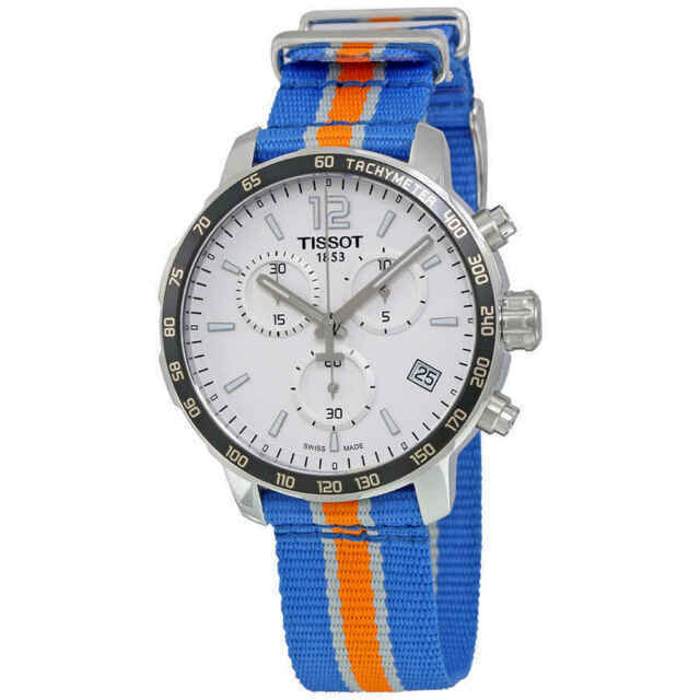 Tissot Quickster Chronograph NBA New York Kicks Watch For Men - T095.417.17.037.06