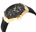 Guess Legacy Black Dial Black Rubber Strap Watch for Men - W1049G5