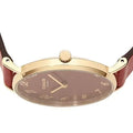 Coach Perry Red Dial Red Leather Strap Watch for Women - 14503486