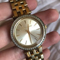 Michael Kors Darci Gold Dial Gold Steel Strap Watch for Women - MK3365