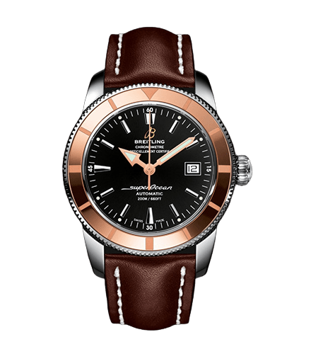 Breitling Superocean Heritage 42mm Rose Gold Chronometer Mens Watch - U1732112