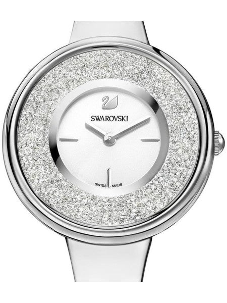 Swarovski Crystalline Pure Silver Dial Silver Steel Strap Watch for Women - 5269256