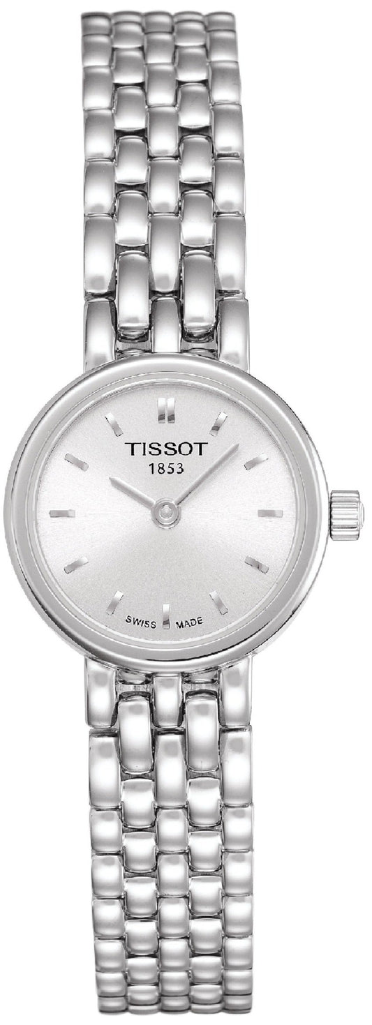 Tissot T Lady Lovely Silver Dial Silver Steel Strap Watch For Women - T058.009.11.031.00