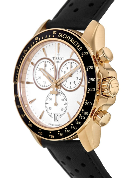Tissot V8 Quartz Chronograph Rose Gold Watch For Men - T106.417.36.031.00
