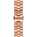 Tissot T Wave Mother of Pearl Dial Rose Gold Steel Strap Watch For Women - T112.210.33.113.00