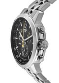 Tissot PRC 200 Chronograph Black Dial Silver Steel Strap Watch For Men - T114.417.11.057.00