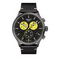 Tissot Chrono XL Tour De France Special Edition Black Dial Black Leather Strap Watch for Men - T116.617.36.051.11