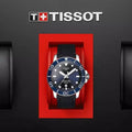 Tissot Seastar 1000 Powermatic 80 Silicium Blue Dial Nylon Strap Watch For Men - T120.407.17.041.01