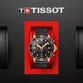 Tissot Seaster 1000 Chronograph Black Dial Black Rubber Strap Watch For Men - T120.417.37.051.00