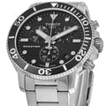 Tissot Seaster 1000 Chronograph Quartz Black Dial Silver Steel Strap Watch For Men - T120.417.11.051.00