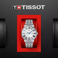 Tissot Carson Premium Quartz Silver Dial Silver Steel Strap Watch For Men - T122.410.11.033.00