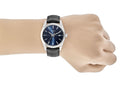 Tissot Gentlemen Blue Dial Black Leather Strap Watch for Men - T127.410.16.041.01