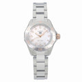 Tag Heuer Aquaracer Professional 200 Quartz Diamonds White Dial Silver Steel Strap Watch for Women - WBP1450.BA0622