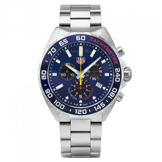 Tag Heuer Formula 1 Aston Martin Red Bull Racing Blue Dial Silver Steel Strap Watch for Men - CAZ101AB.BA0842