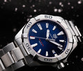 Tag Heuer Aquaracer Blue Dial Silver Steel Strap Watch for Men - WBD1112.BA0928