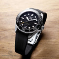 Tag Heuer Aquaracer Professional 300 Automatic Black Dial Black Rubber Strap Watch for Men - WBP201A.FT6197