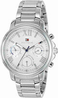 Tommy Hilfiger Claudia Silver Dial Silver Steel Strap Watch for Women - 1781741