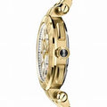 Versace Chronograph White Dial Gold Steel Strap Watch for Men - VBR060017