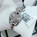 Gucci Horsebit Quartz Brown Dial Silver Steel Strap Watch For Women - YA139501