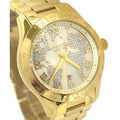 Michael Kors Layton Chronograph Gold Dial Gold Steel Strap Watch for Women - MK5959