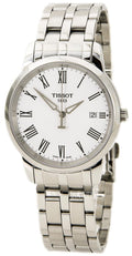 Tissot T Classic Dream White Dial Silver Steel Strap Watch for Men - T033.410.11.013.01