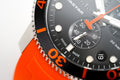 Tissot Seaster 1000 Chronograph Black Dial Orange Rubber Strap Watch For Men - T120.417.17.051.01