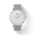 Tissot T Classic Everytime White Dial Silver Steel Strap Watch for Men - T109.610.11.031.00