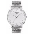 Tissot T Classic Everytime White Dial Silver Steel Strap Watch for Men - T109.610.11.031.00