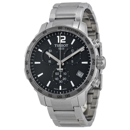 Tissot Quickster Chronograph Black Analog Watch For Men - T095.417.11.067.00