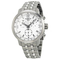 Tissot PRC 200 Chronograph Quartz White Dial Watch For Men - T055.417.11.017.00