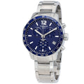 Tissot Quickster Chronograph Blue Dial Watch For Men - T095.417.11.047.00