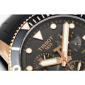 Tissot Seaster 1000 Chronograph Black Dial Black Rubber Strap Watch For Men - T120.417.37.051.00