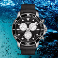 Tissot Seaster 1000 Chronograph Black Dial Black Rubber Strap Watch For Men - T120.417.17.051.00